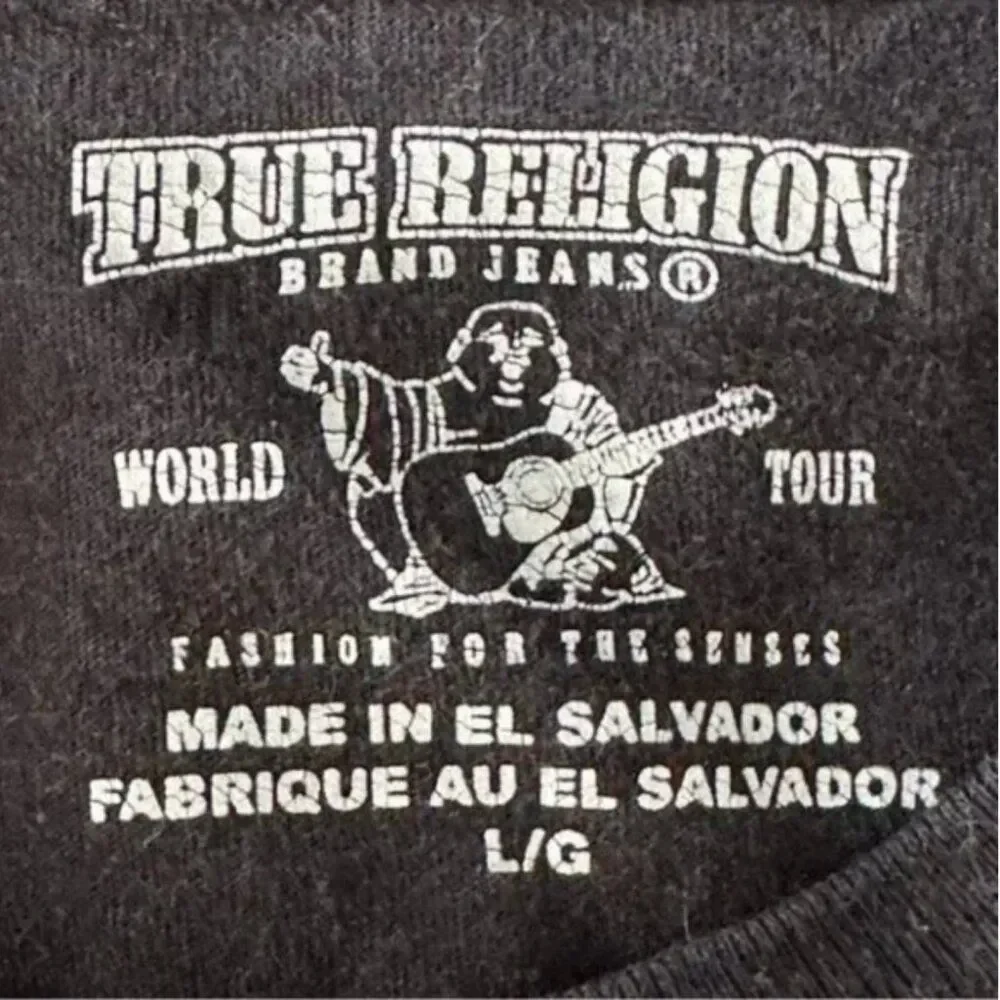 True Religion Men's All Over Monogram Tee Size Large